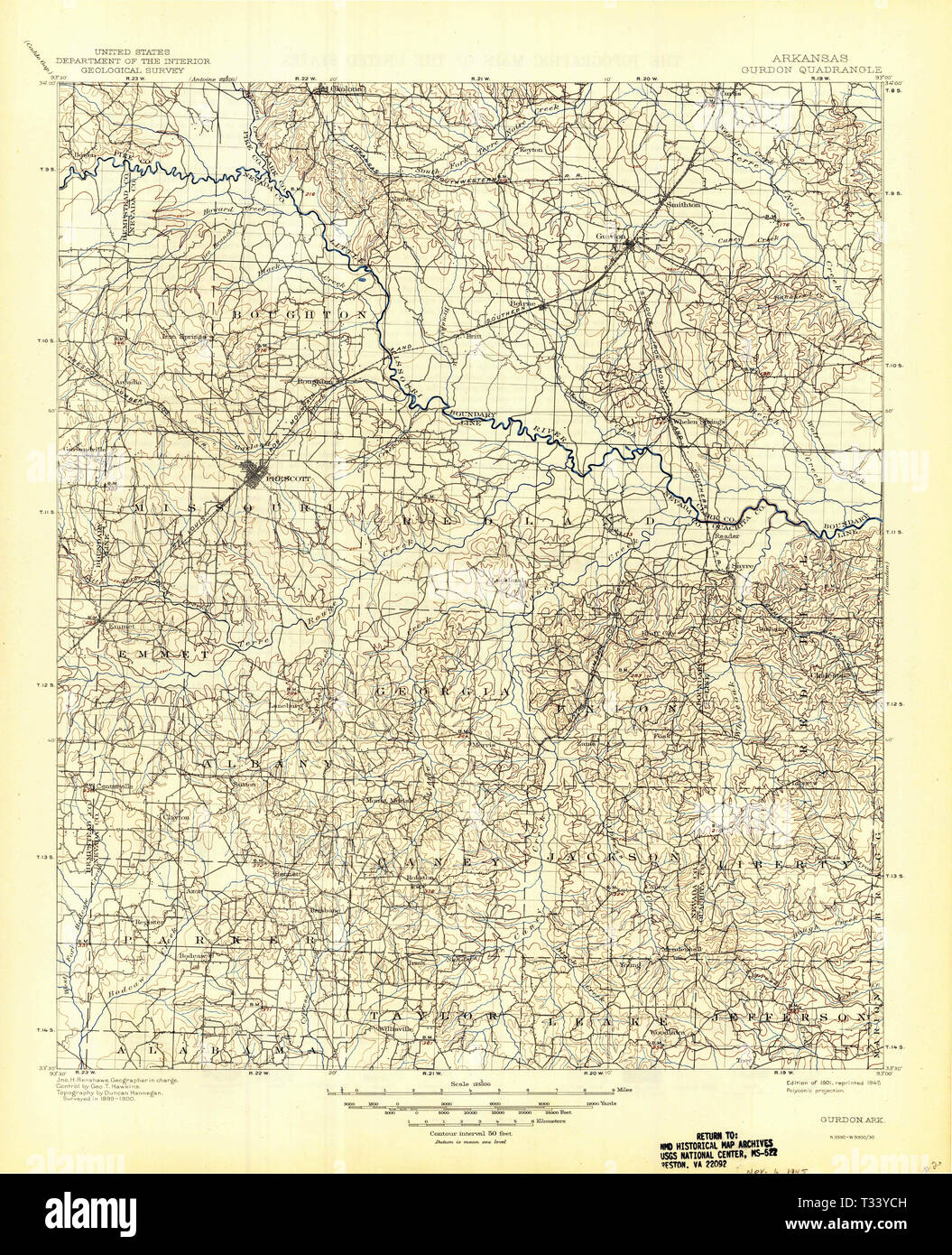 Gurdon map hires stock photography and images Alamy