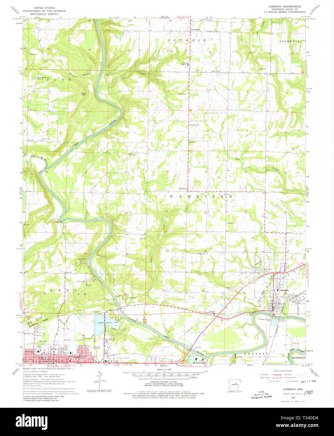 Judsonia arkansas map Cut Out Stock Images & Pictures Alamy