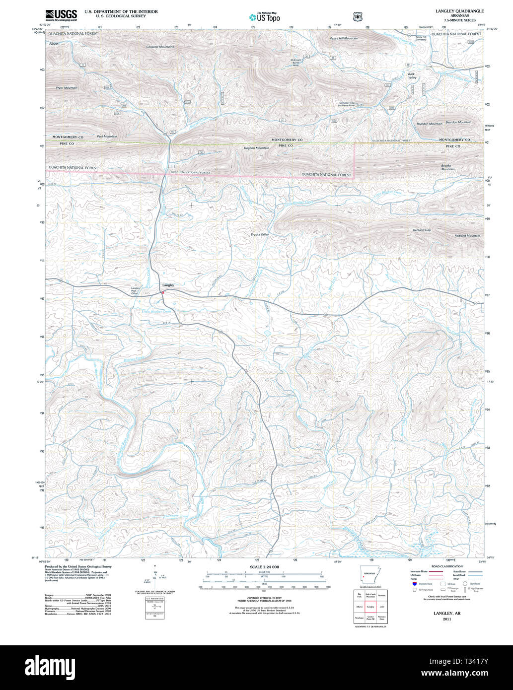 Langley map hires stock photography and images Alamy