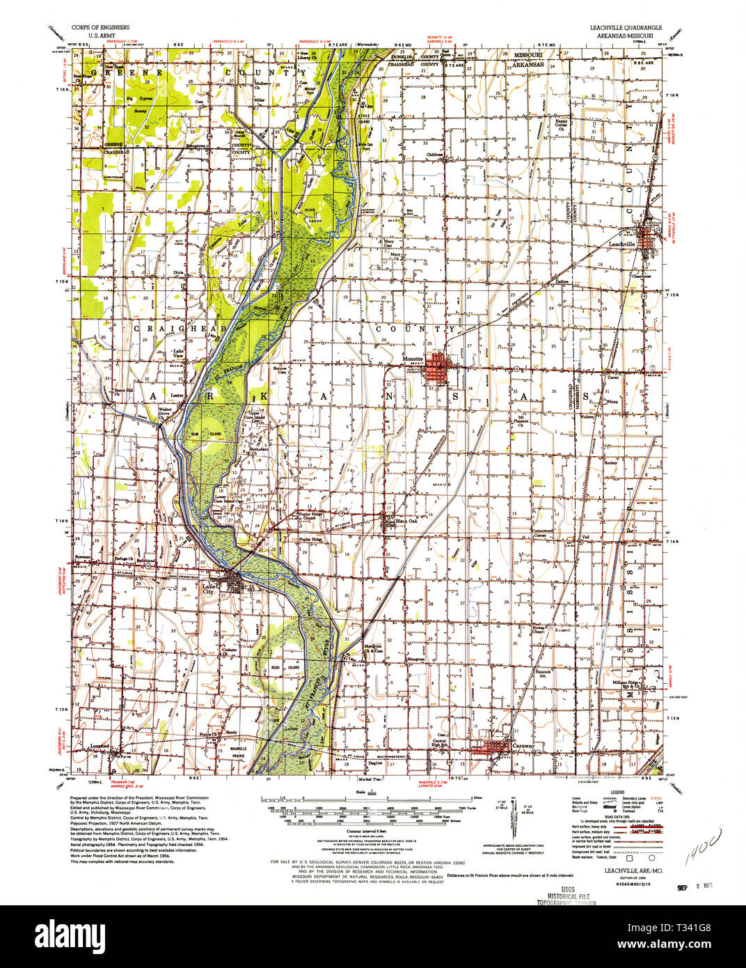 Map of leachville Cut Out Stock Images & Pictures Alamy