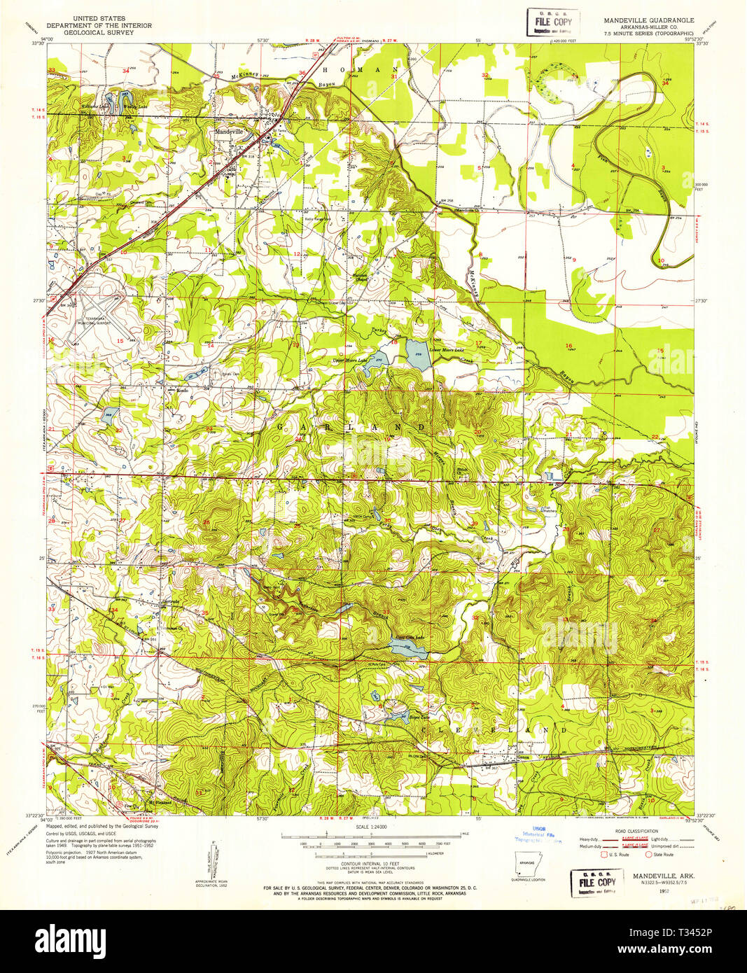 Map of mandeville hires stock photography and images Alamy