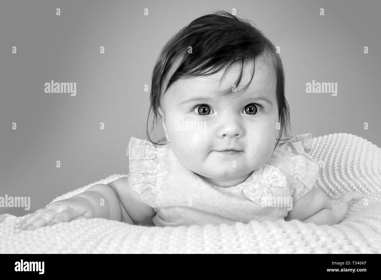 pretty Baby Girl Stock Photo