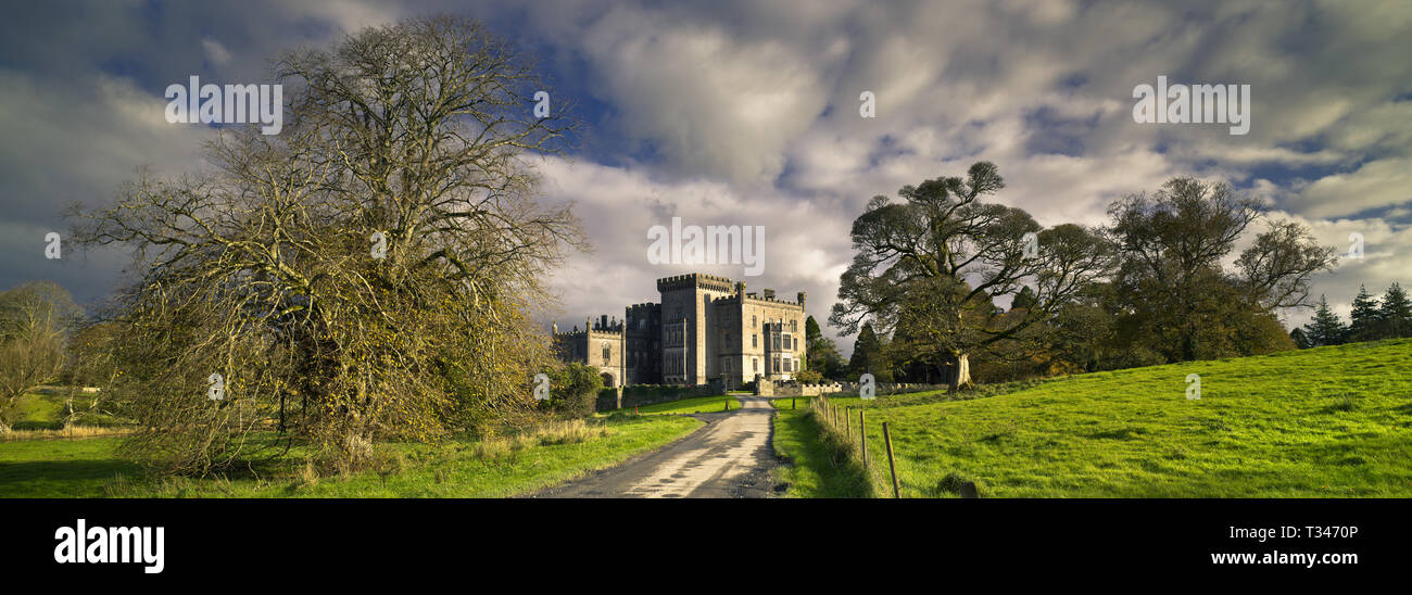 Markree Castle and park autumn, Collooney, County Sligo, Ireland Stock Photo