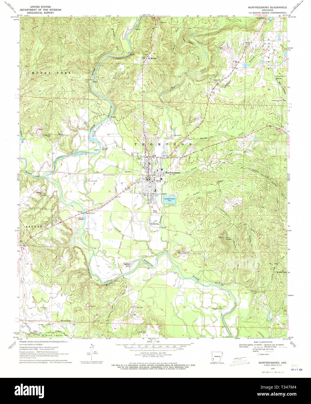 Map of murfreesboro hires stock photography and images Alamy