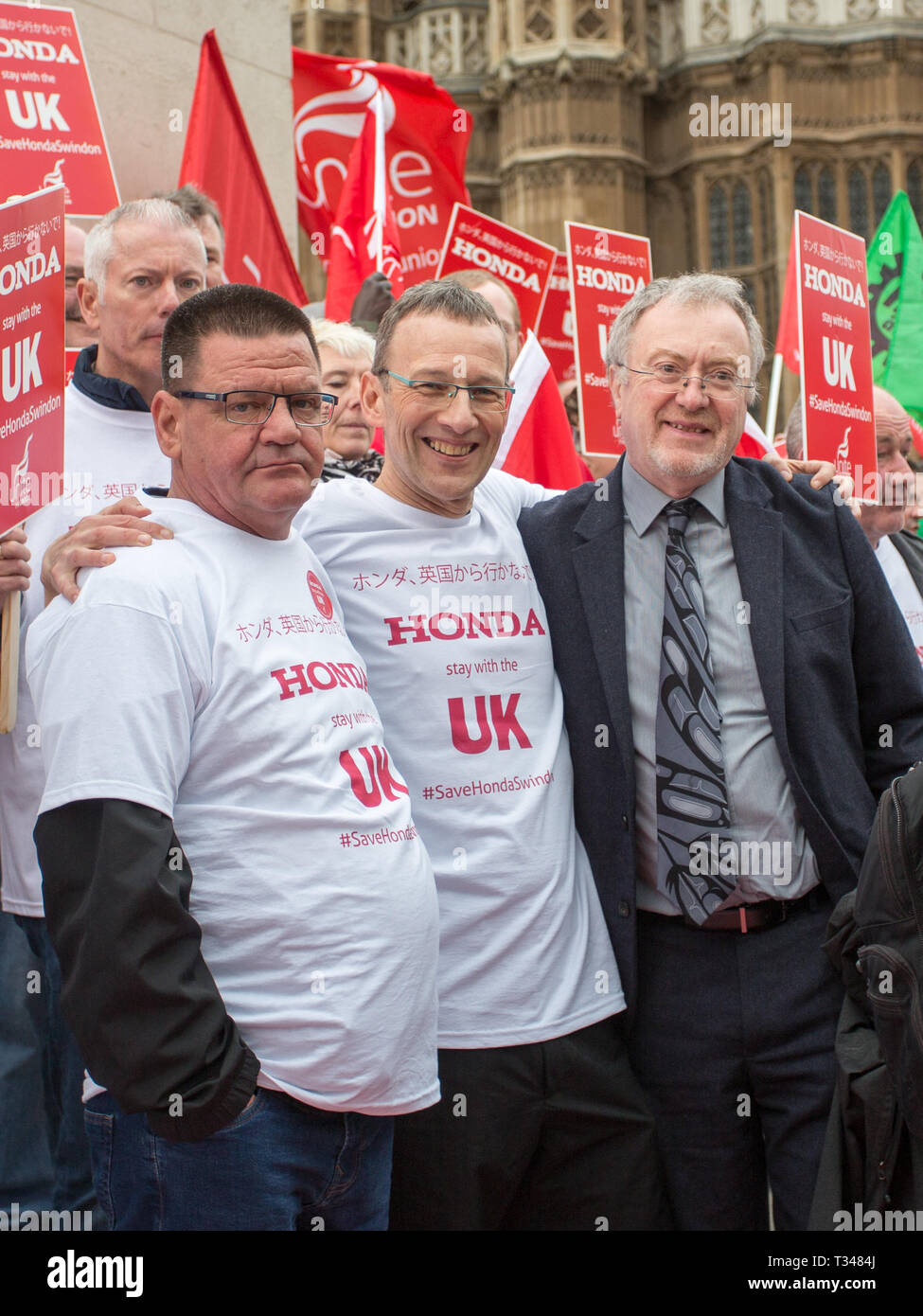 Honda Workers And Union Representatives At Parliament As Part Of Their Campaign To Save Jobs In Swindon The Group Plan To Lobby Politicians And Meet Mps They Hope A Question Will Be