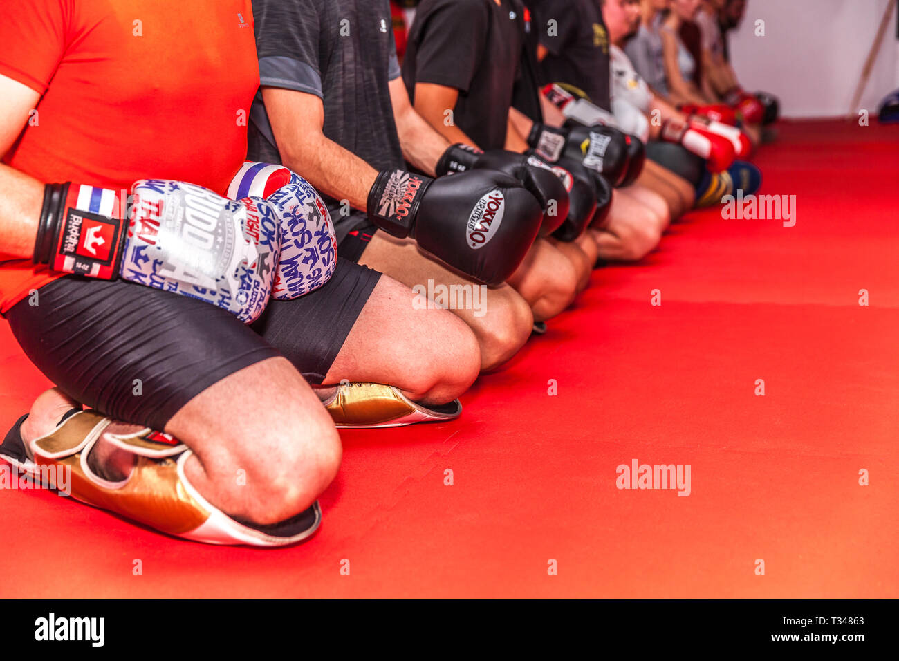 Kick boxing light contact hi-res stock photography and images - Alamy
