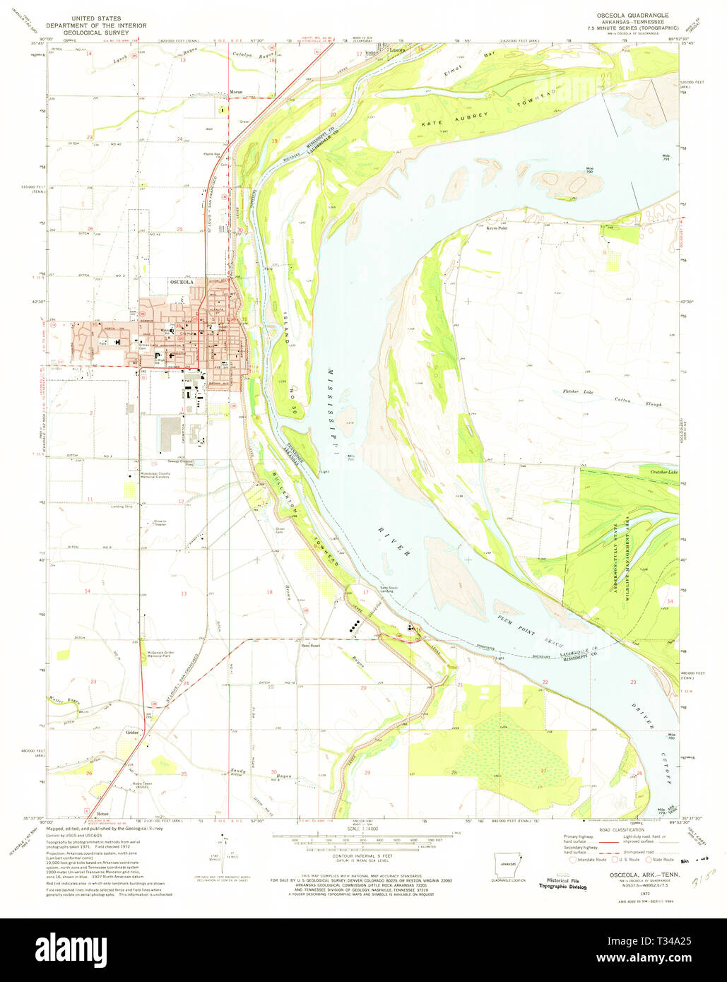 Map of osceola hires stock photography and images Alamy