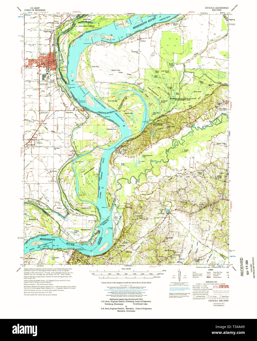 Map of osceola hires stock photography and images Alamy