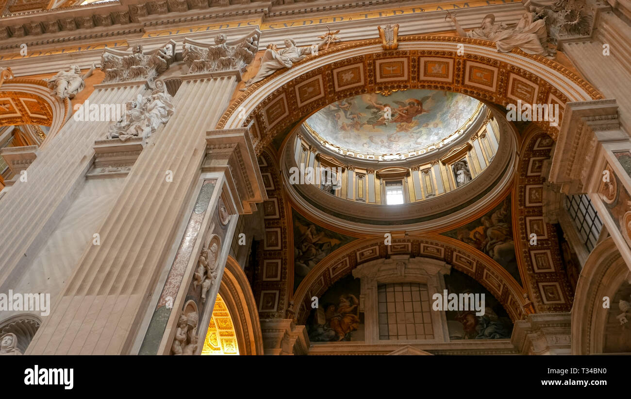 Saint peter's cathedral, rome, painting hi-res stock photography and ...