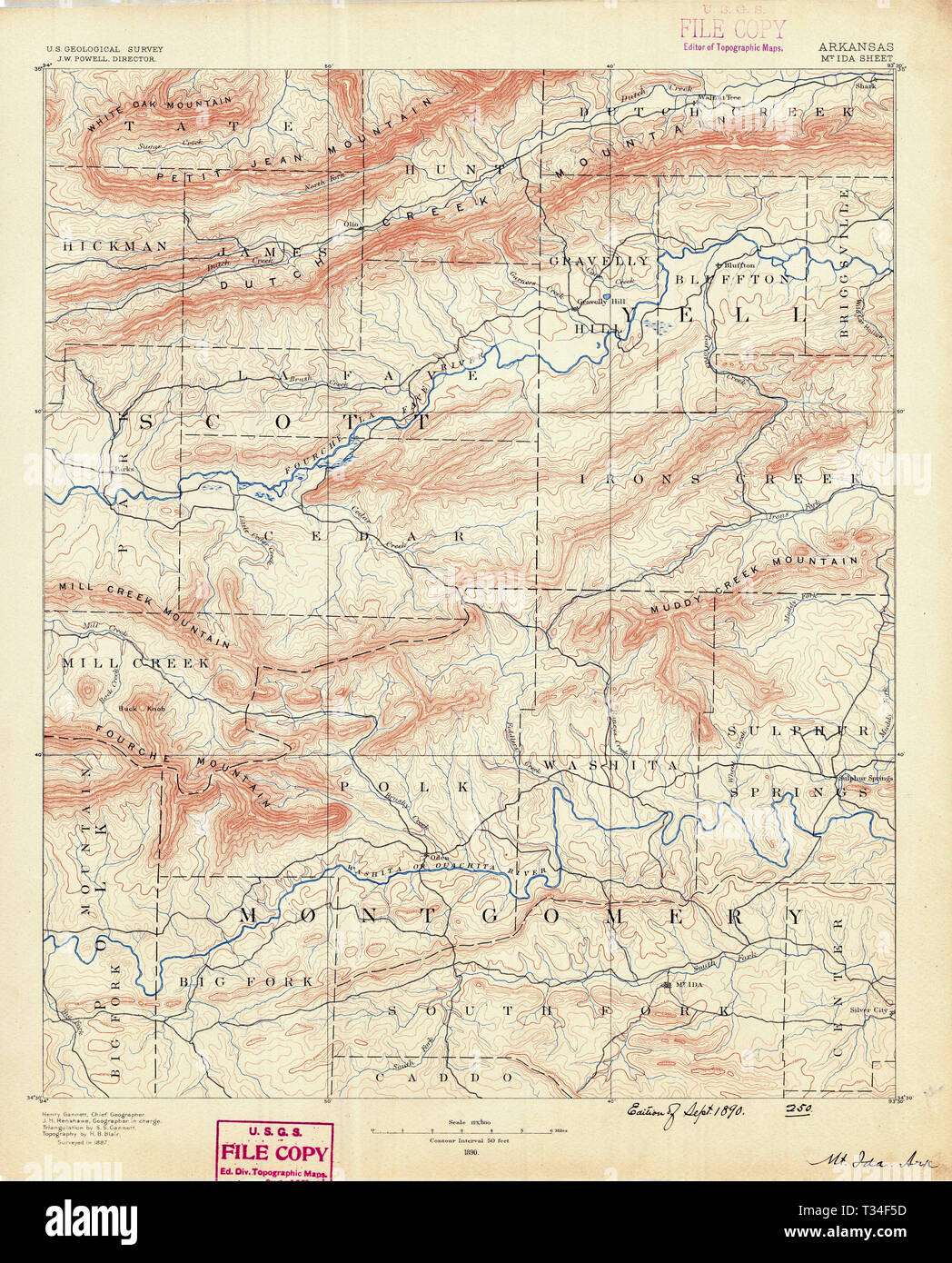 Mt Ida Arkansas Map Interactive Map