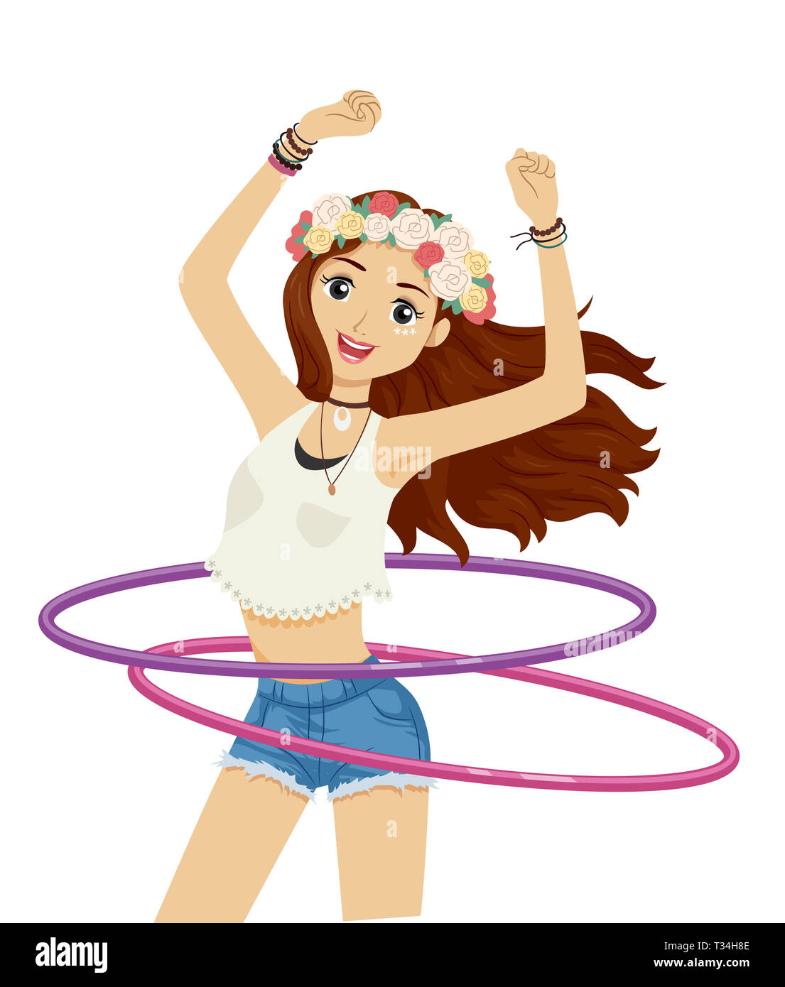 Hula hoop dance hi-res stock photography and images - Alamy