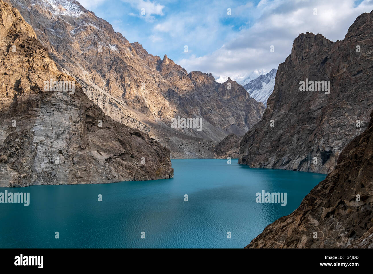Attabad Lake, Gojal Valley, Hunza, Gilgit-Baltistan, Pakistan Stock Photo