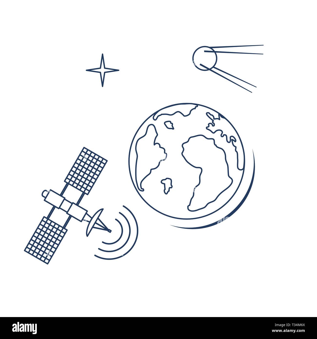 Planet Earth Satellite Orbital Station Vector Illustration Earth Day Space Exploration Astronomy Science Design For Astronomy Apps Websites P Stock Vector Image Art Alamy Planet Earth Satellite Orbital Station Vector Illustration Earth Day Space Exploration Astronomy Science Design For Astronomy Apps Websites P Stock Vector Image Art Alamy