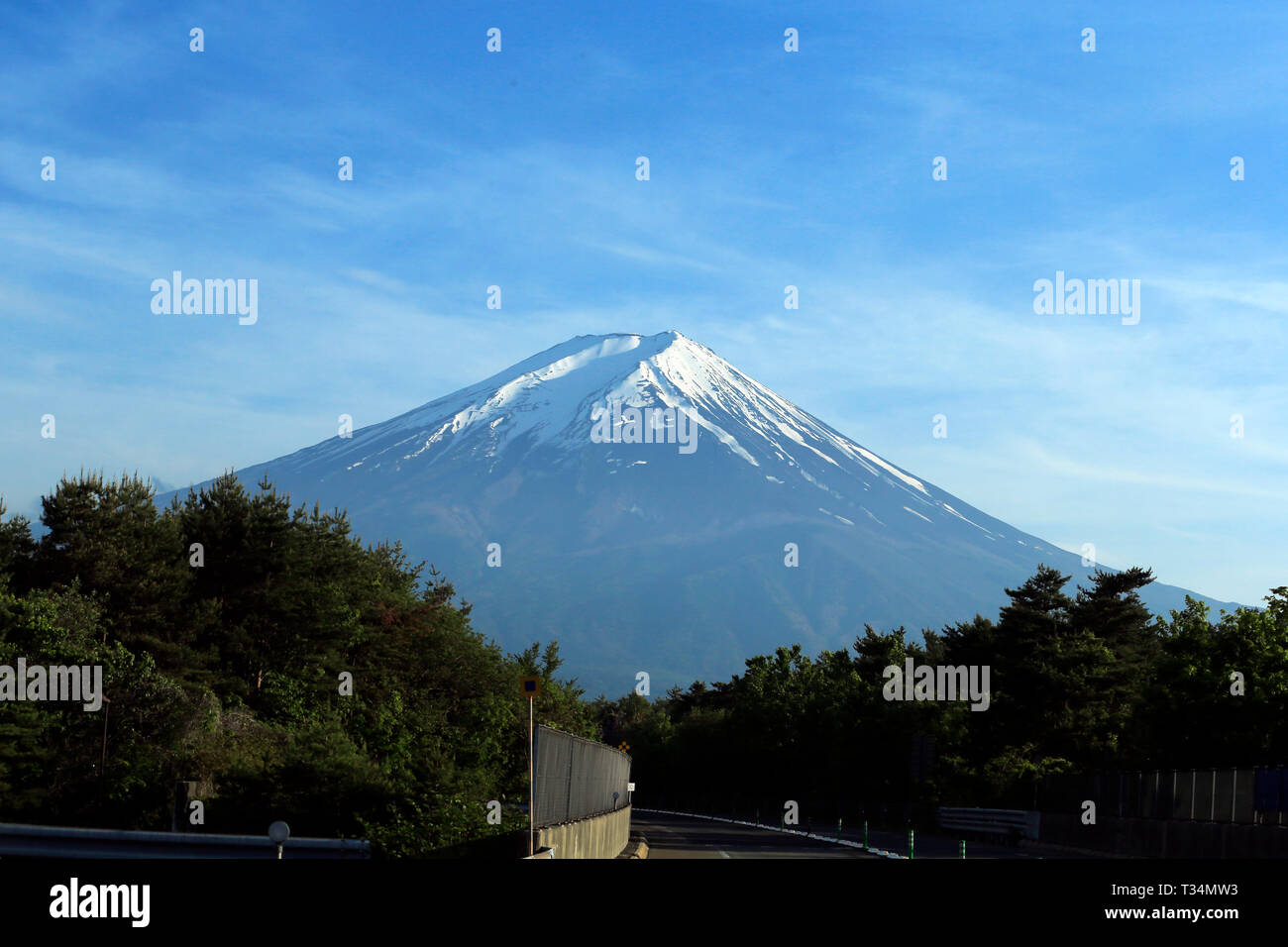 Mount Fuji, Honshu, Japan Stock Photo