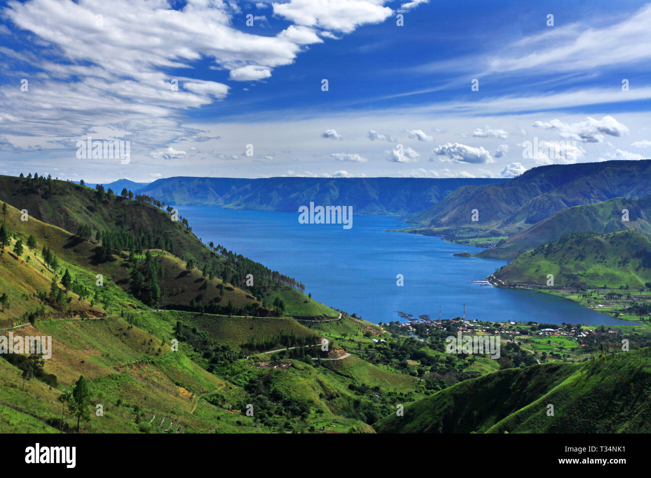 Lake Toba, North Sumatra, Indonesia Stock Photo