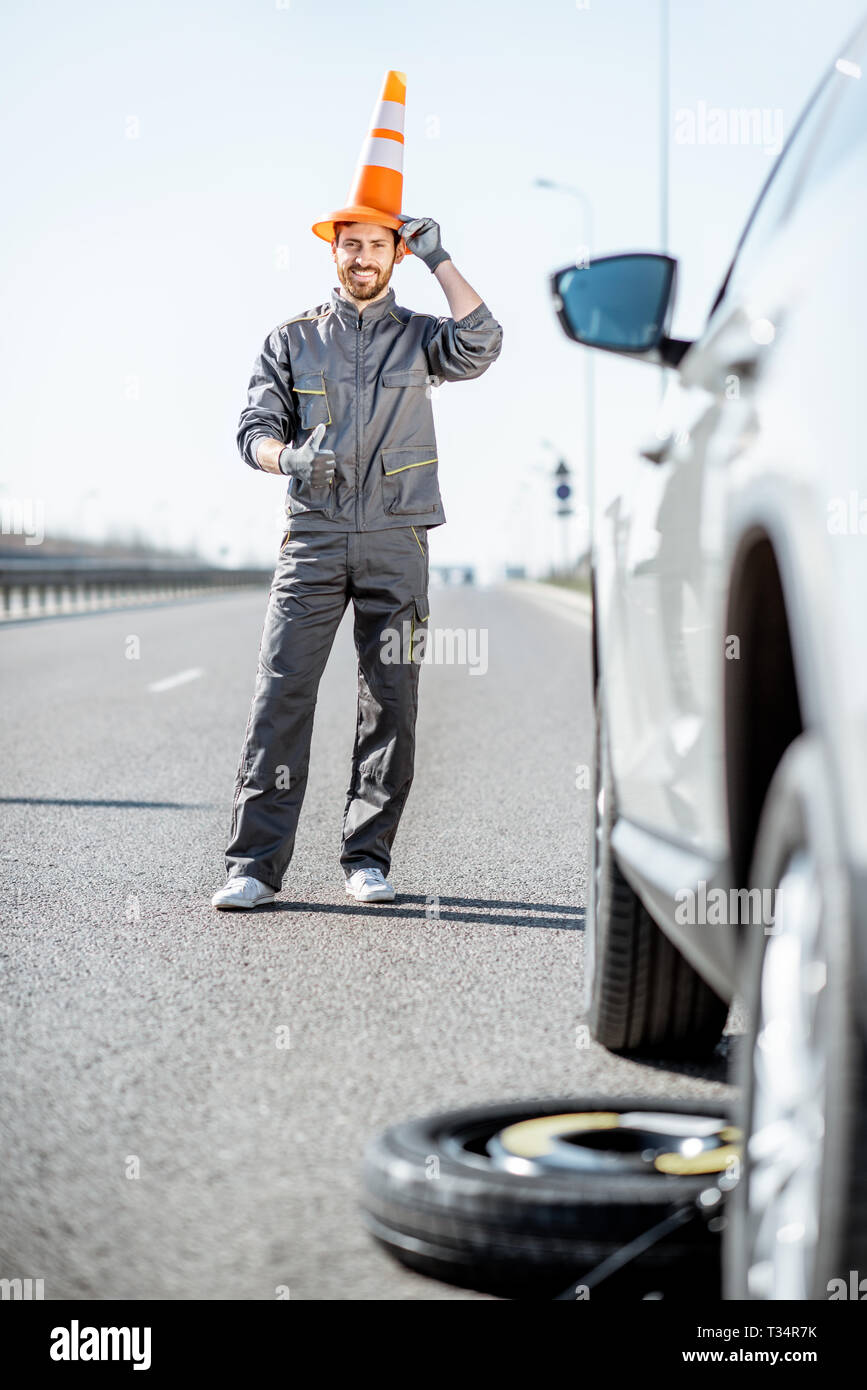 Traffic cone funny hires stock photography and images Alamy