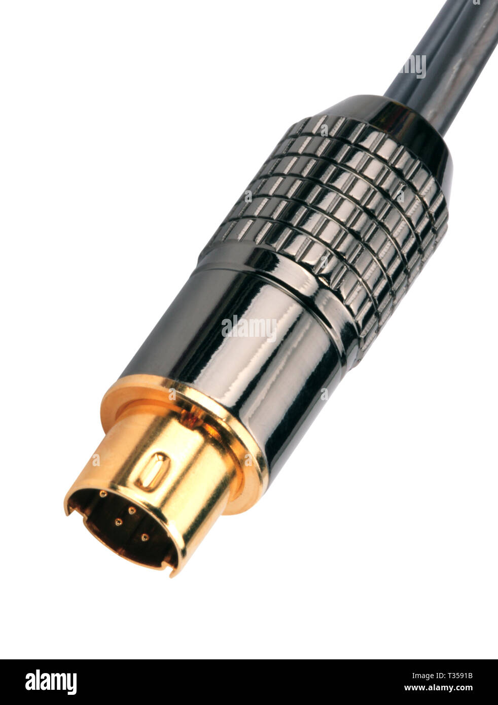 Male Plug Connector Isolated Stock Photo - Alamy