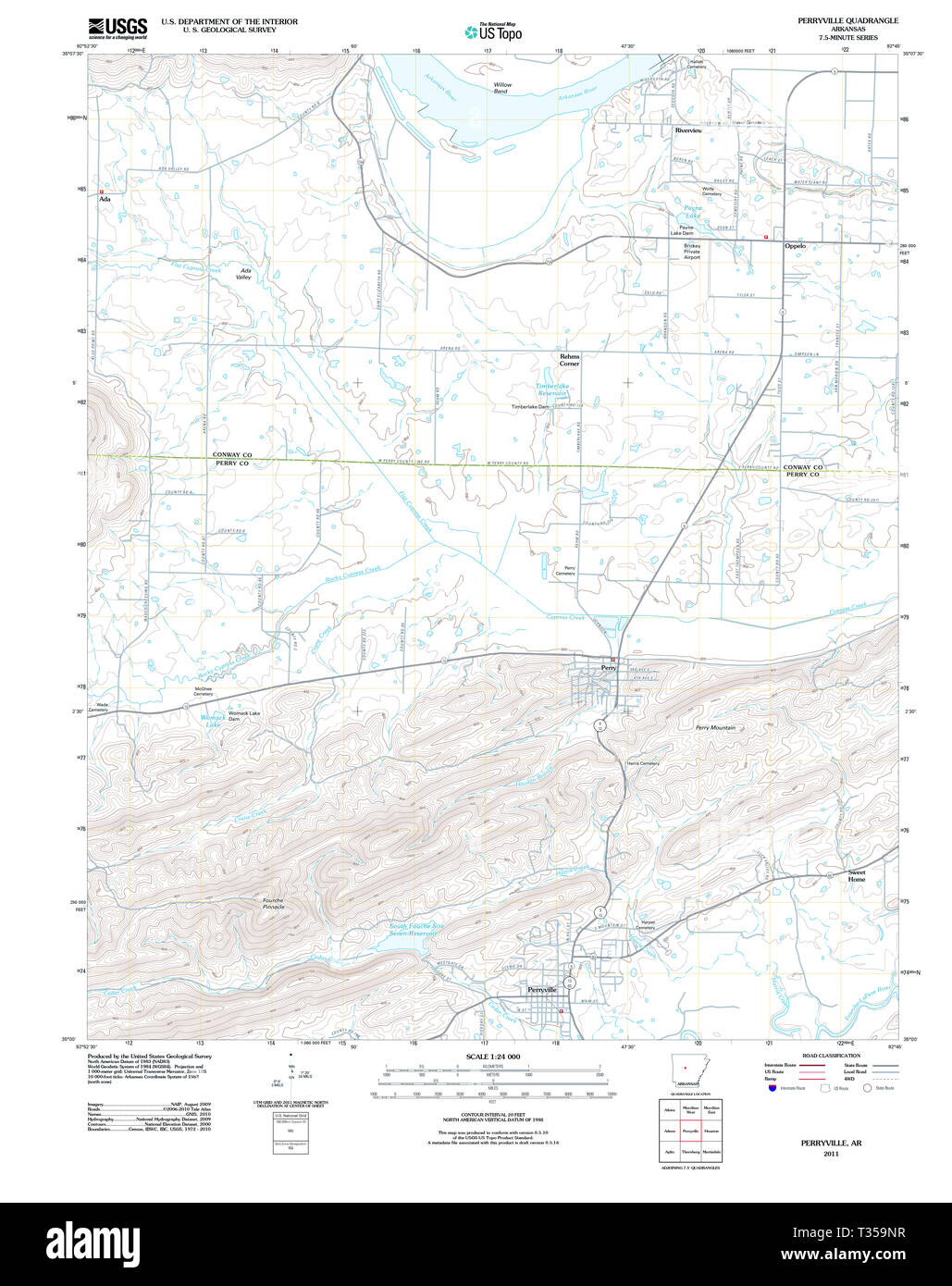 Map of perryville hires stock photography and images Alamy