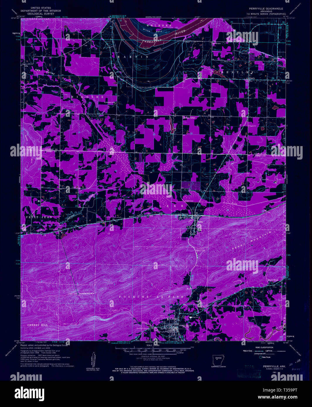 Map of perryville hires stock photography and images Alamy