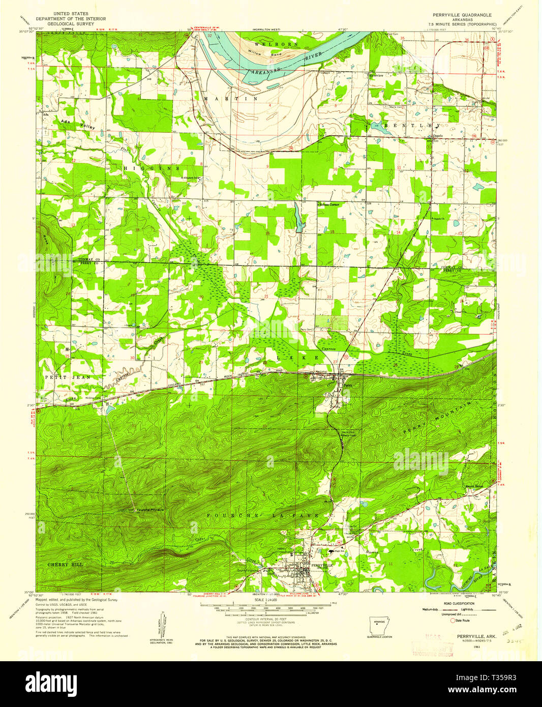Map of perryville hires stock photography and images Alamy
