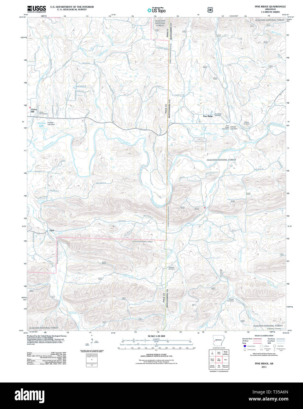 Map of pine ridge hires stock photography and images Alamy