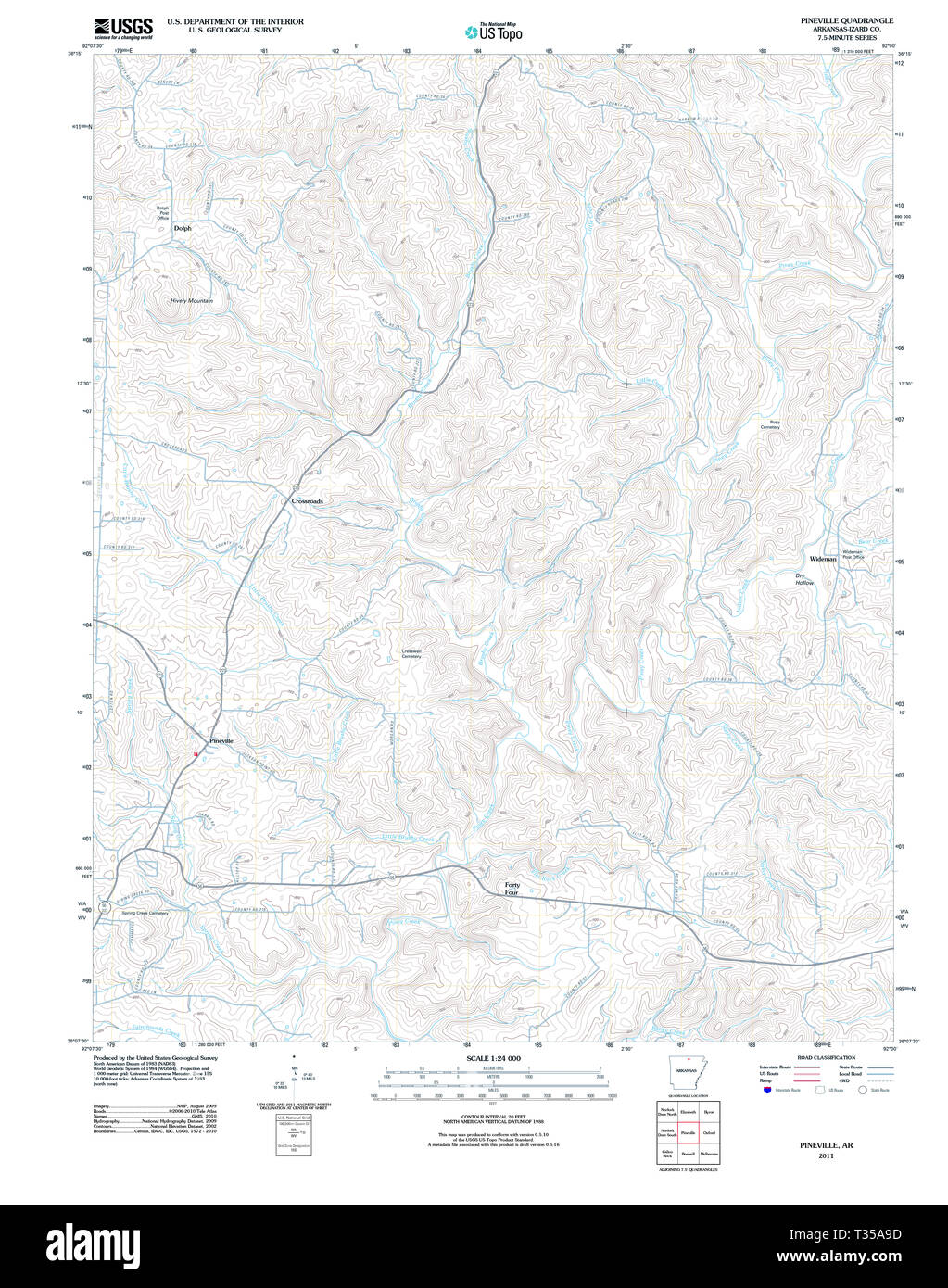 Map of pineville hires stock photography and images Alamy