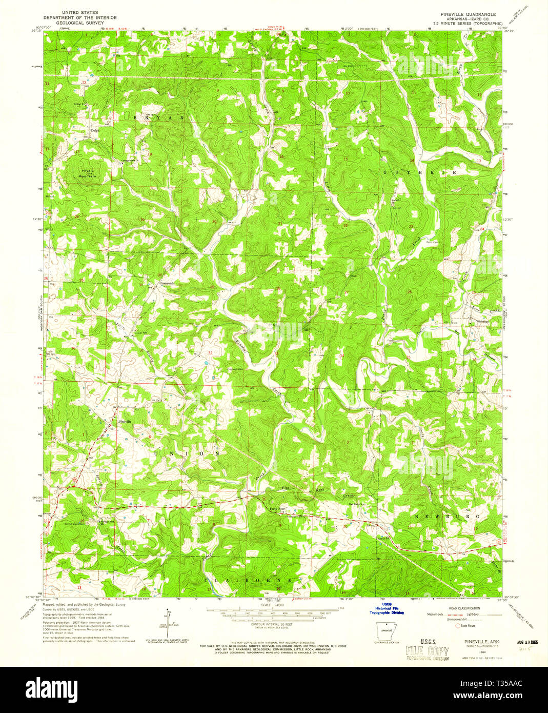 Map of pineville hires stock photography and images Alamy