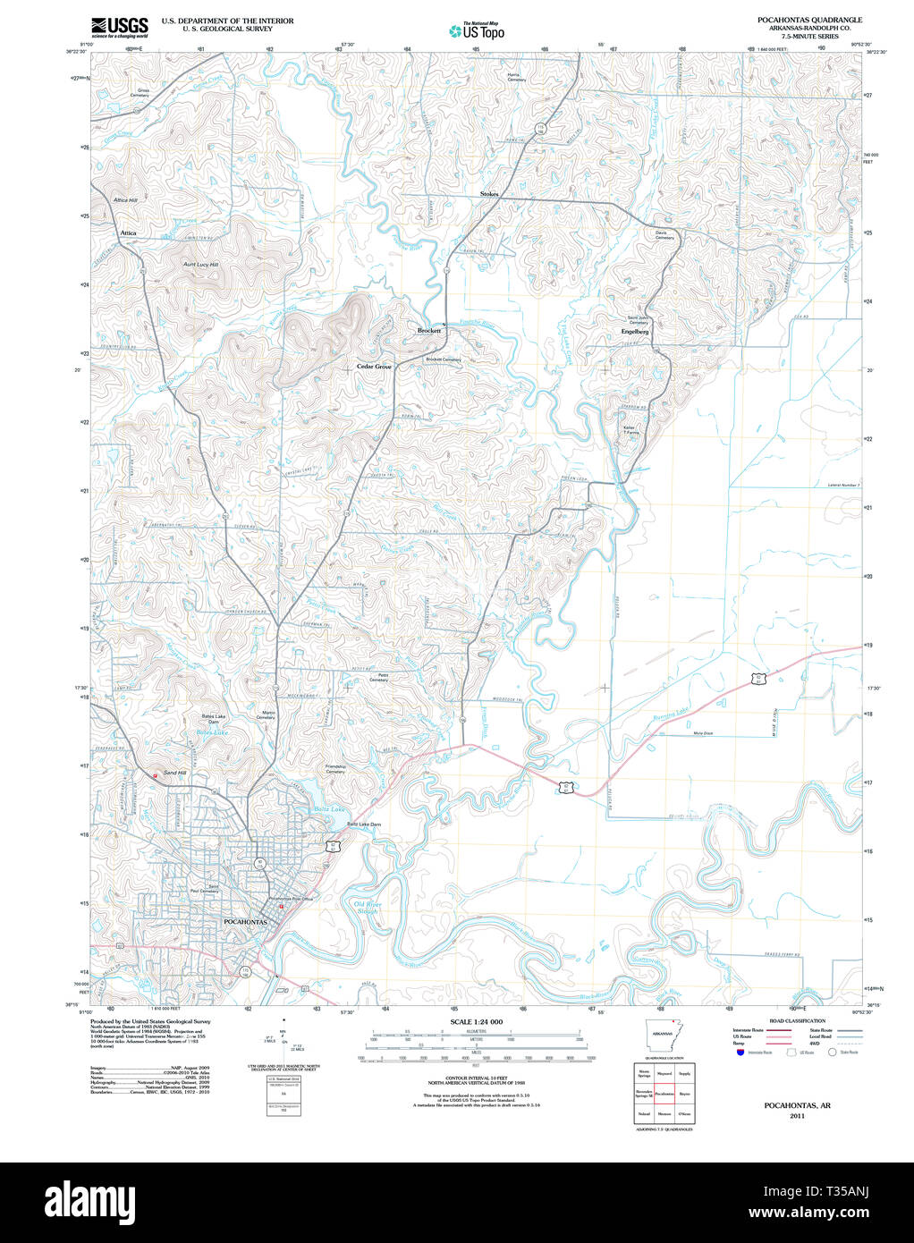 Pocahontas arkansas hires stock photography and images Alamy