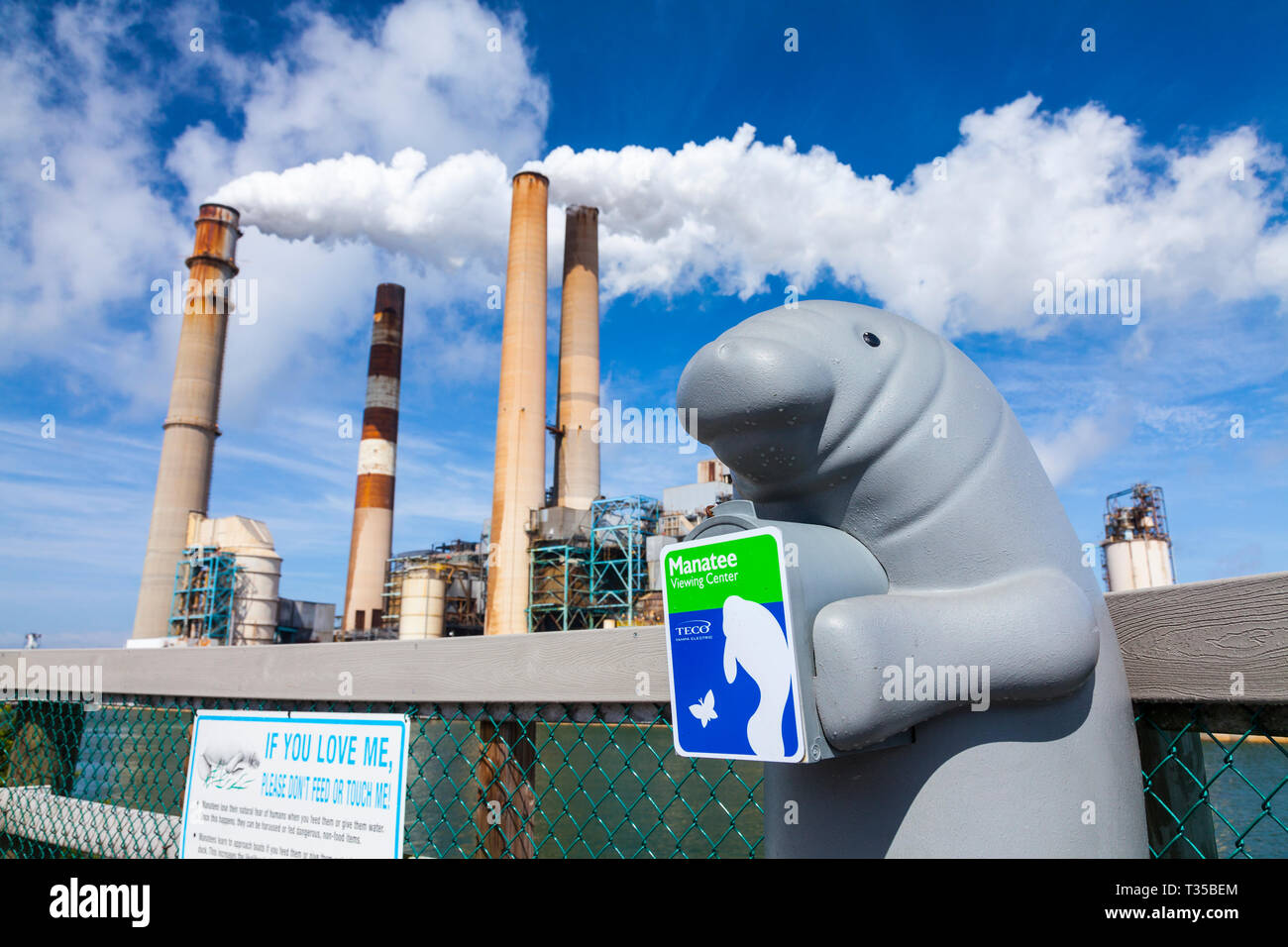 Manatee viewing center, Big Bend Power Station, Tampa Electric, Apollo