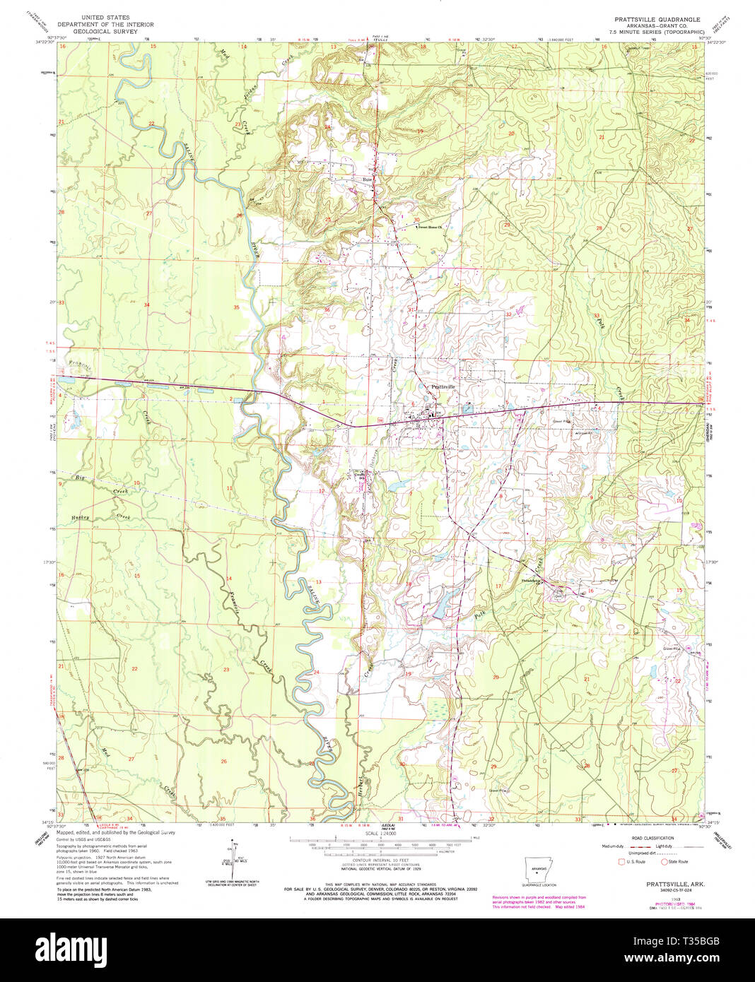 Prattsville map hires stock photography and images Alamy