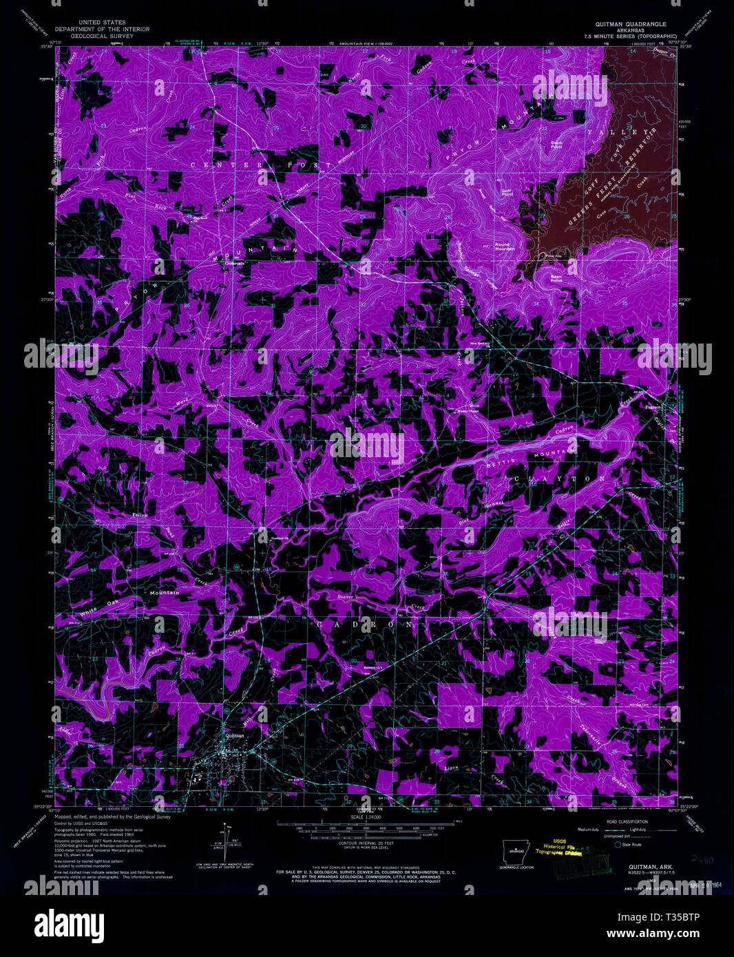 Map of quitman hires stock photography and images Alamy