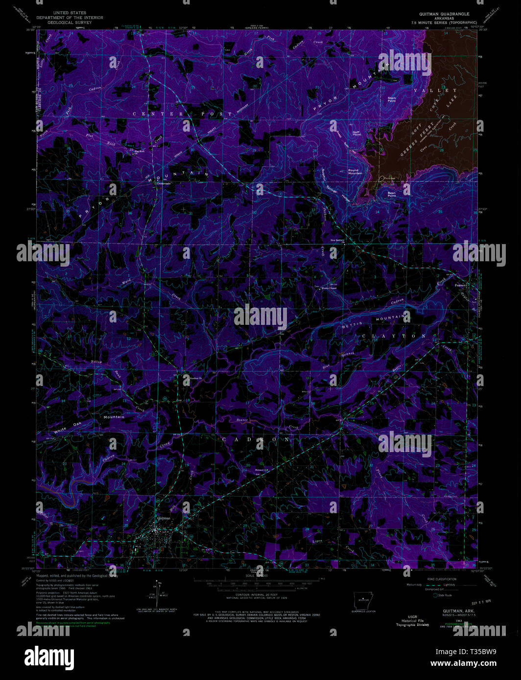 Map of quitman hires stock photography and images Alamy