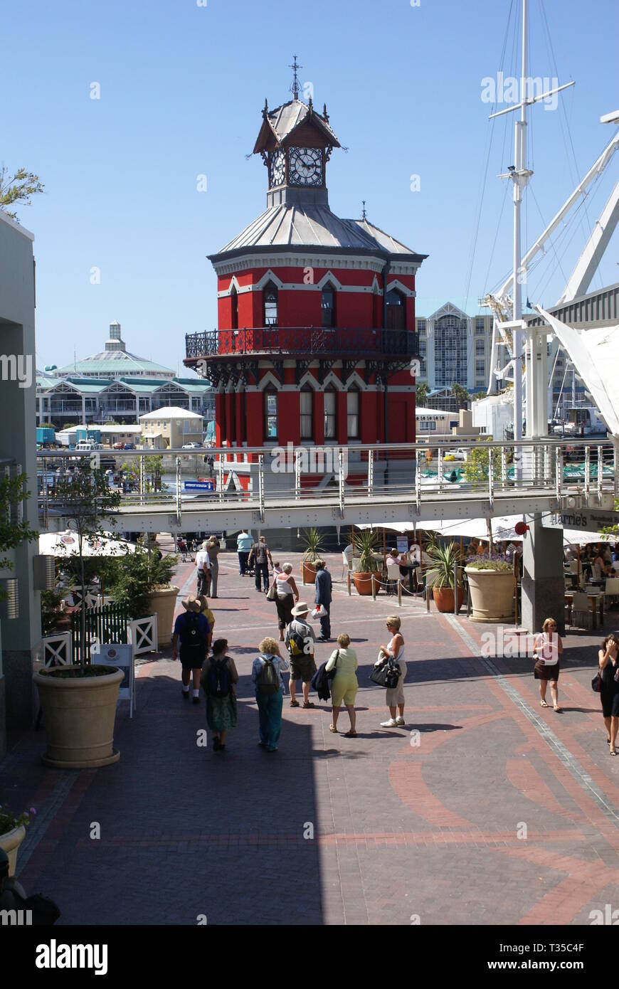 Clock tower. Waterfront. Capetown. South Africa Stock Photo Alamy