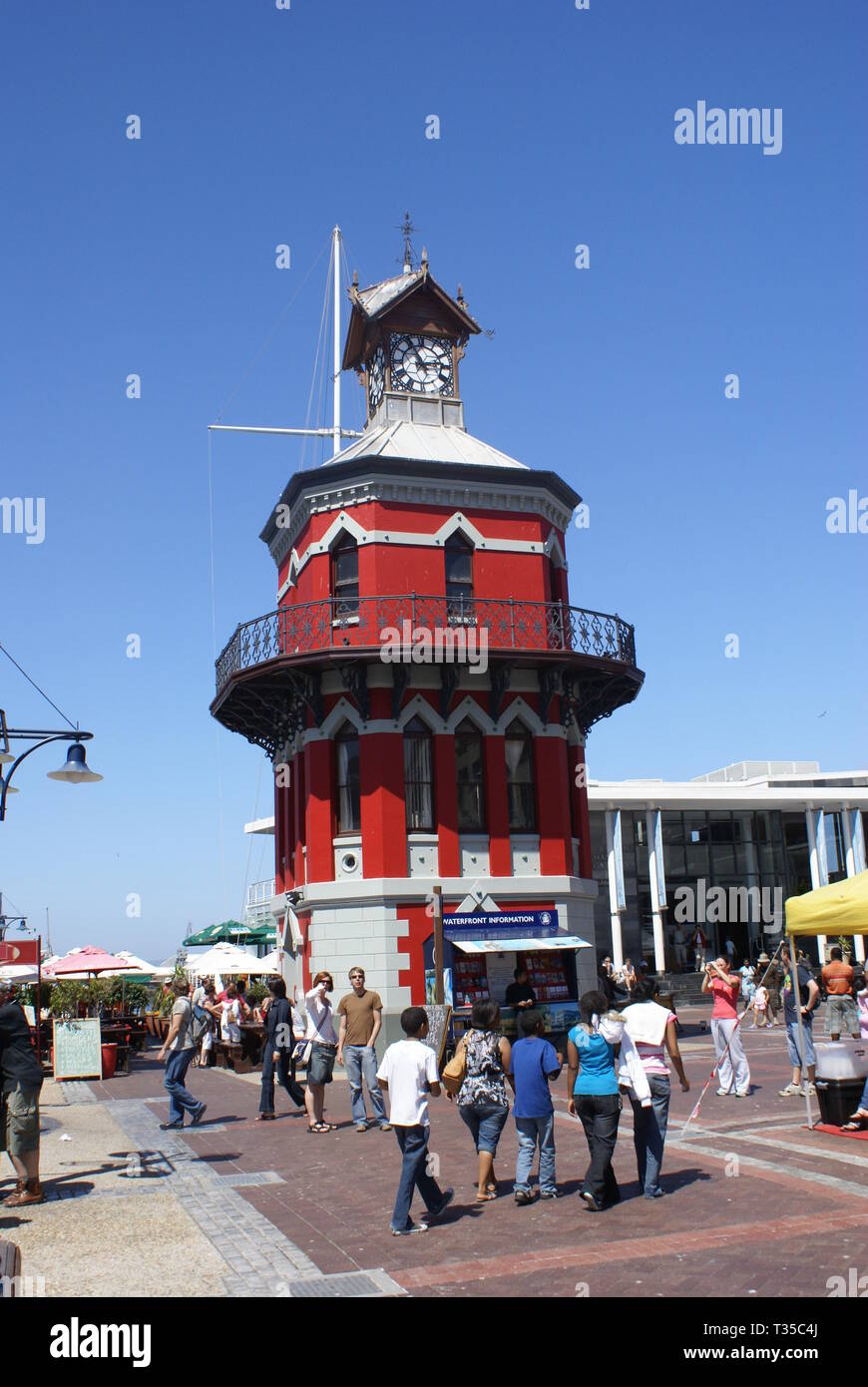 Clock tower. Waterfront. Capetown. South Africa Stock Photo Alamy