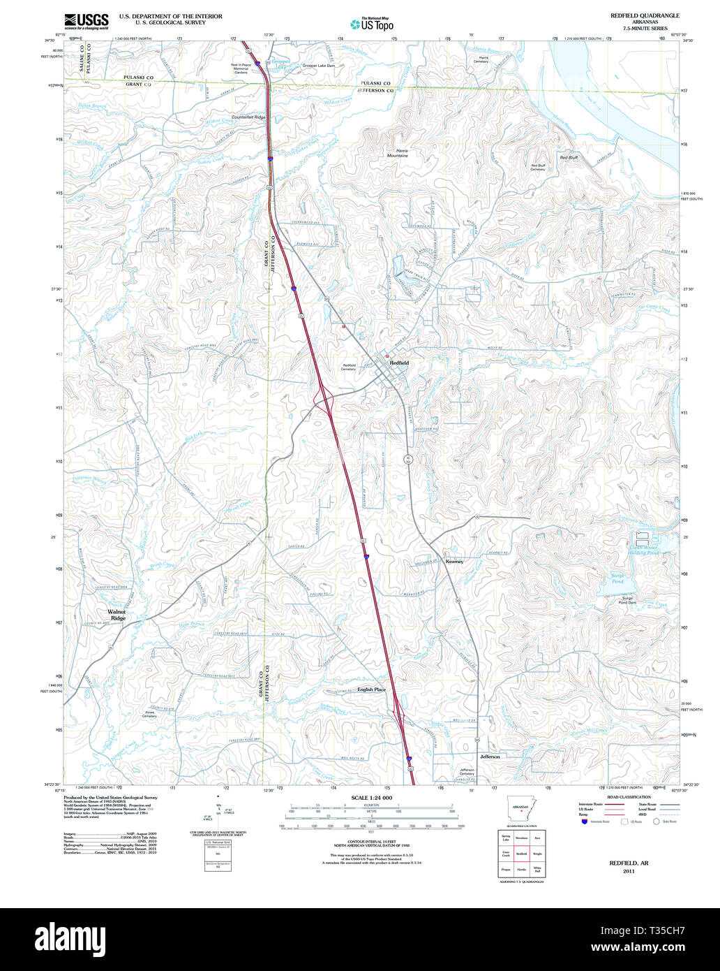 Redfield map hires stock photography and images Alamy