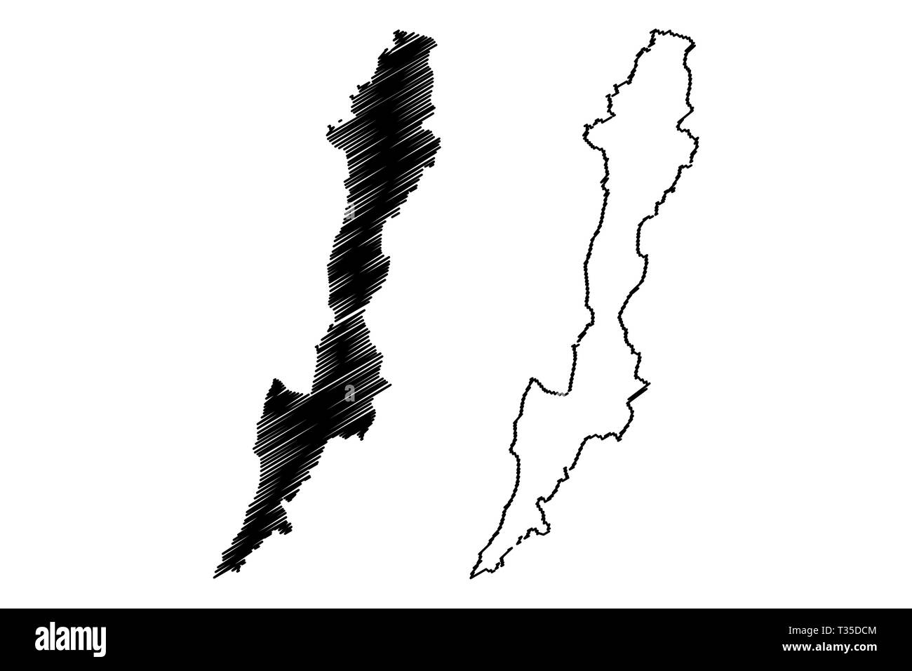 Capital District Colombia Republic Of Colombia Departments Of Colombia Map Vector Illustration Scribble Sketch Bogota Distrito Capital Bogota Stock Vector Image Art Alamy