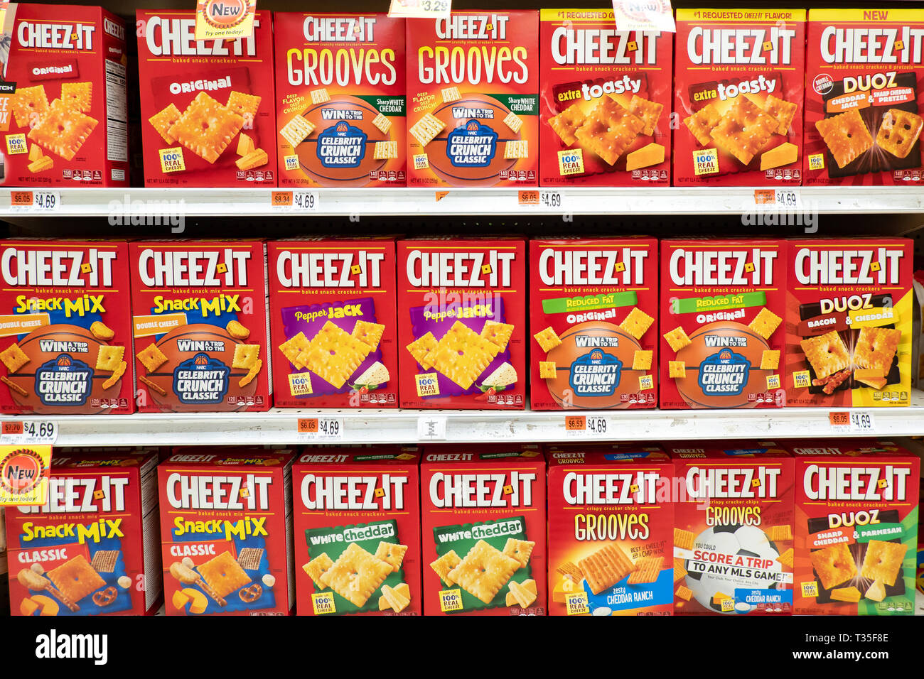 All Cheez It Flavors
