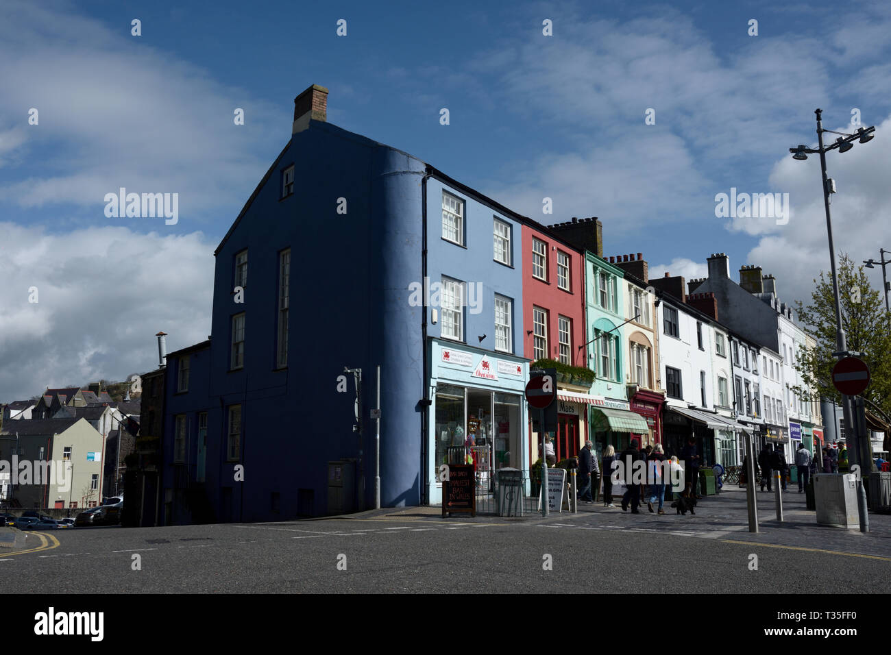 Caernarfon shop hires stock photography and images Alamy
