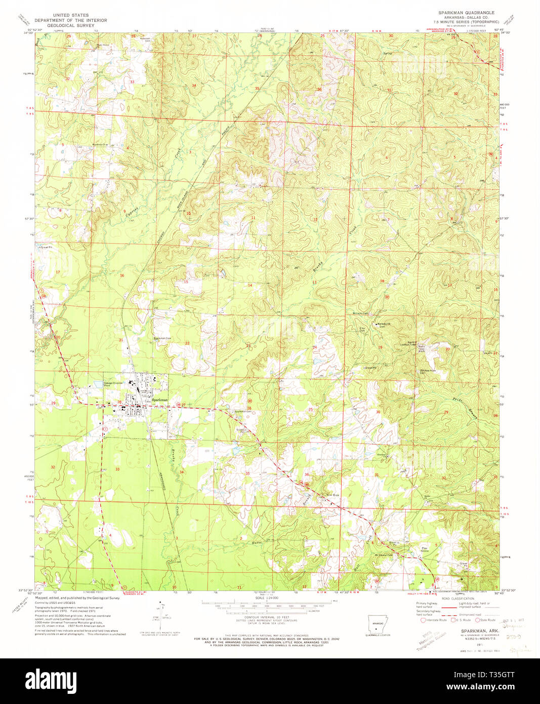 Sparkman map hires stock photography and images Alamy
