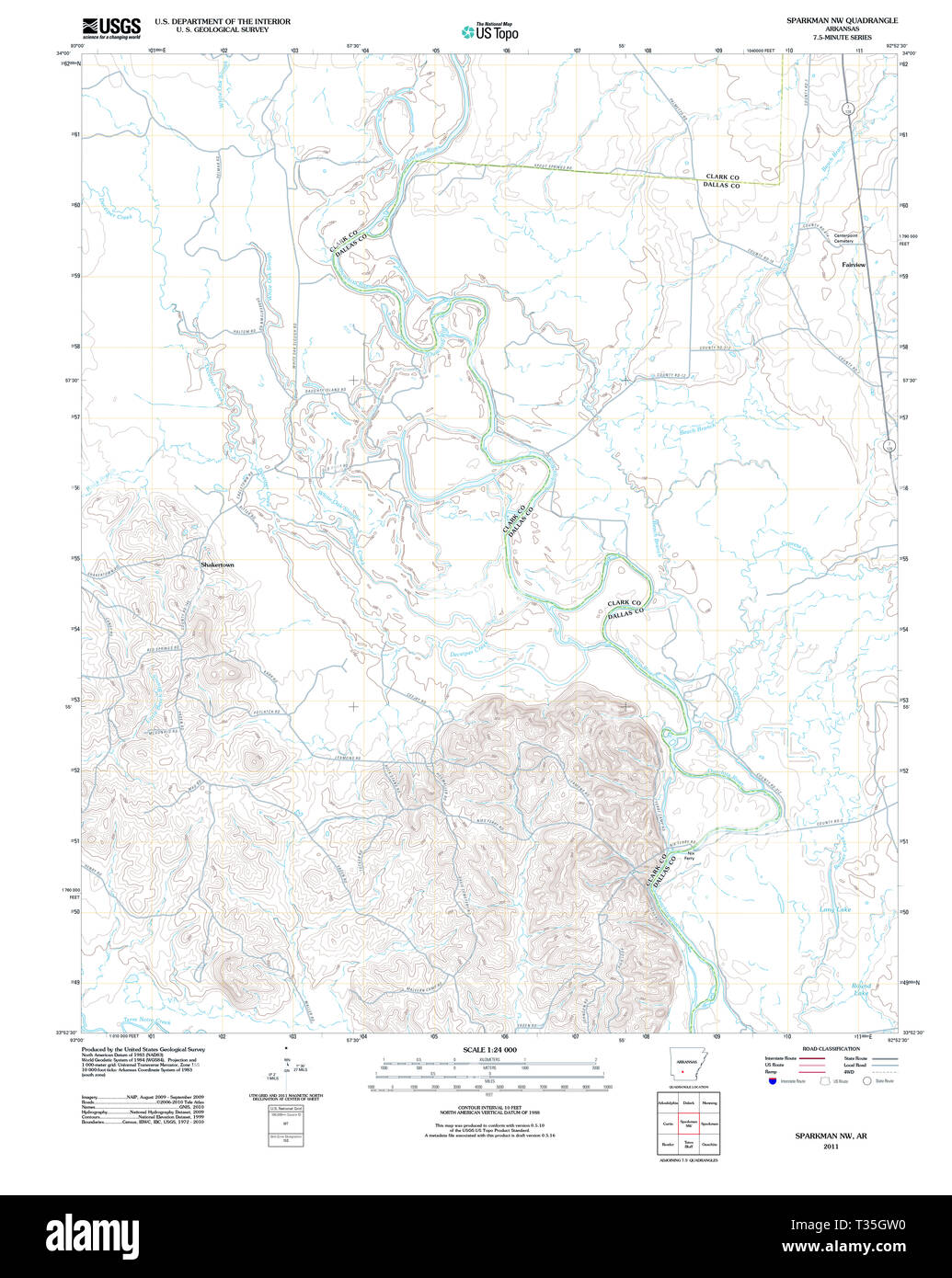 Sparkman map hires stock photography and images Alamy