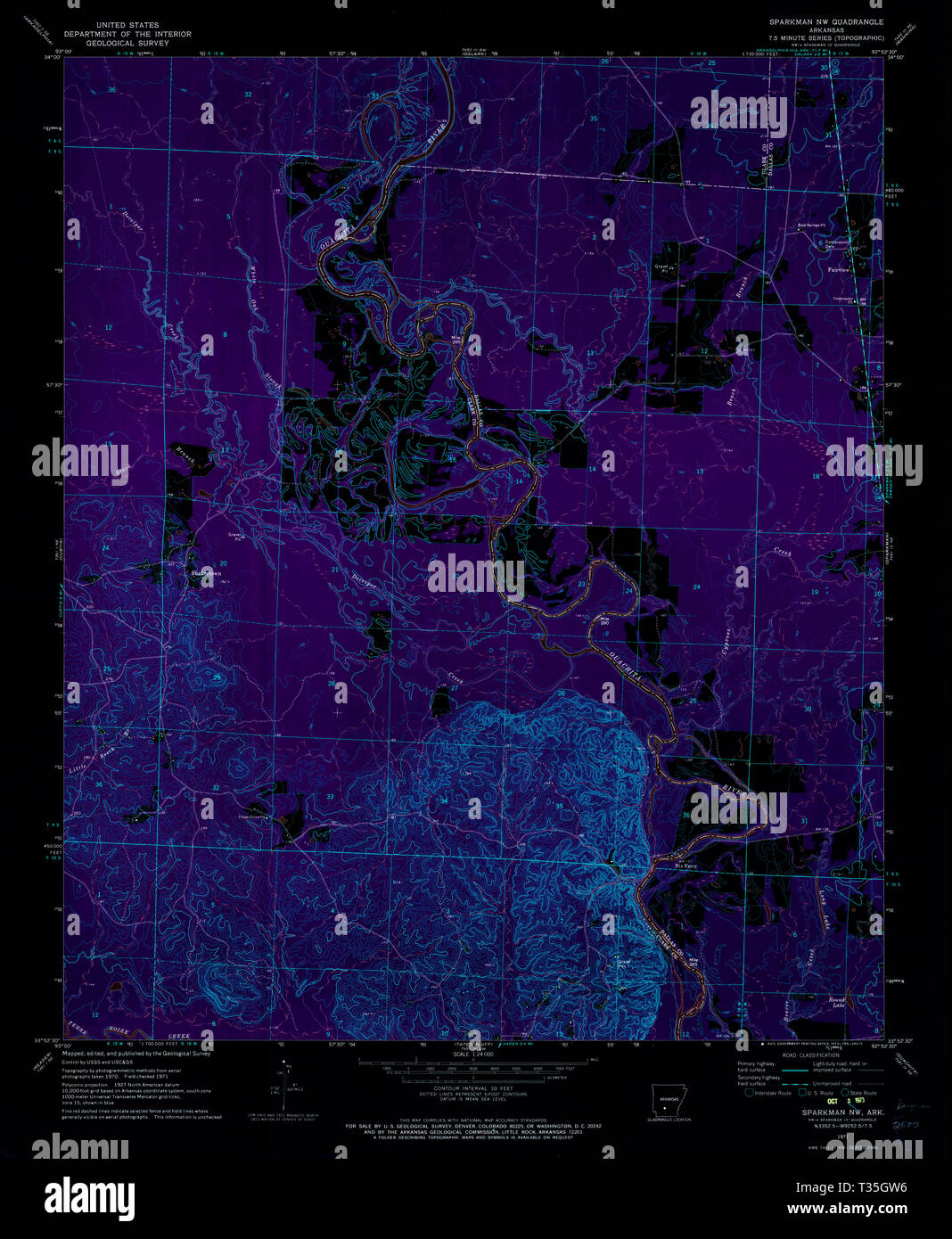 Map of sparkman hires stock photography and images Alamy