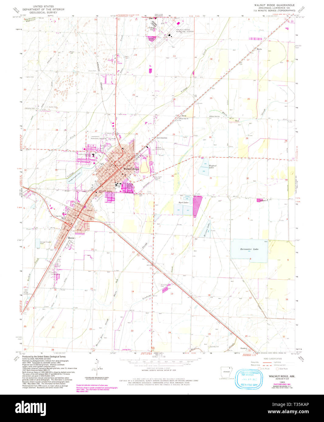 Walnut ridge arkansas map Cut Out Stock Images & Pictures Alamy