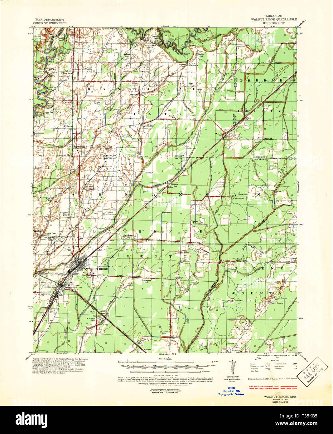 Walnut ridge map hires stock photography and images Alamy