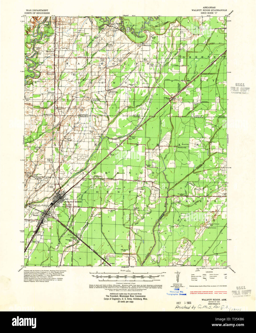 Walnut ridge map hires stock photography and images Alamy
