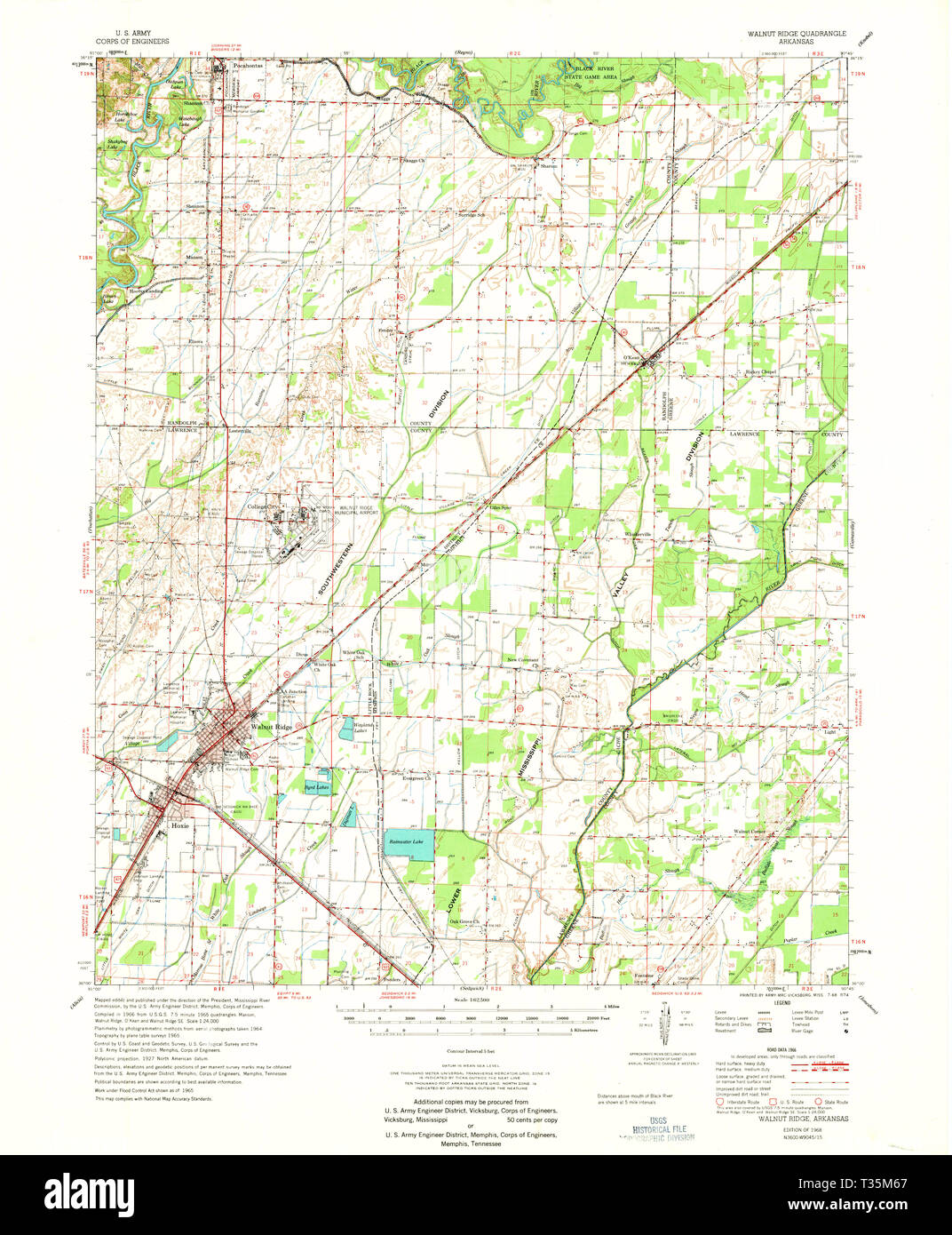 Walnut ridge map hires stock photography and images Alamy