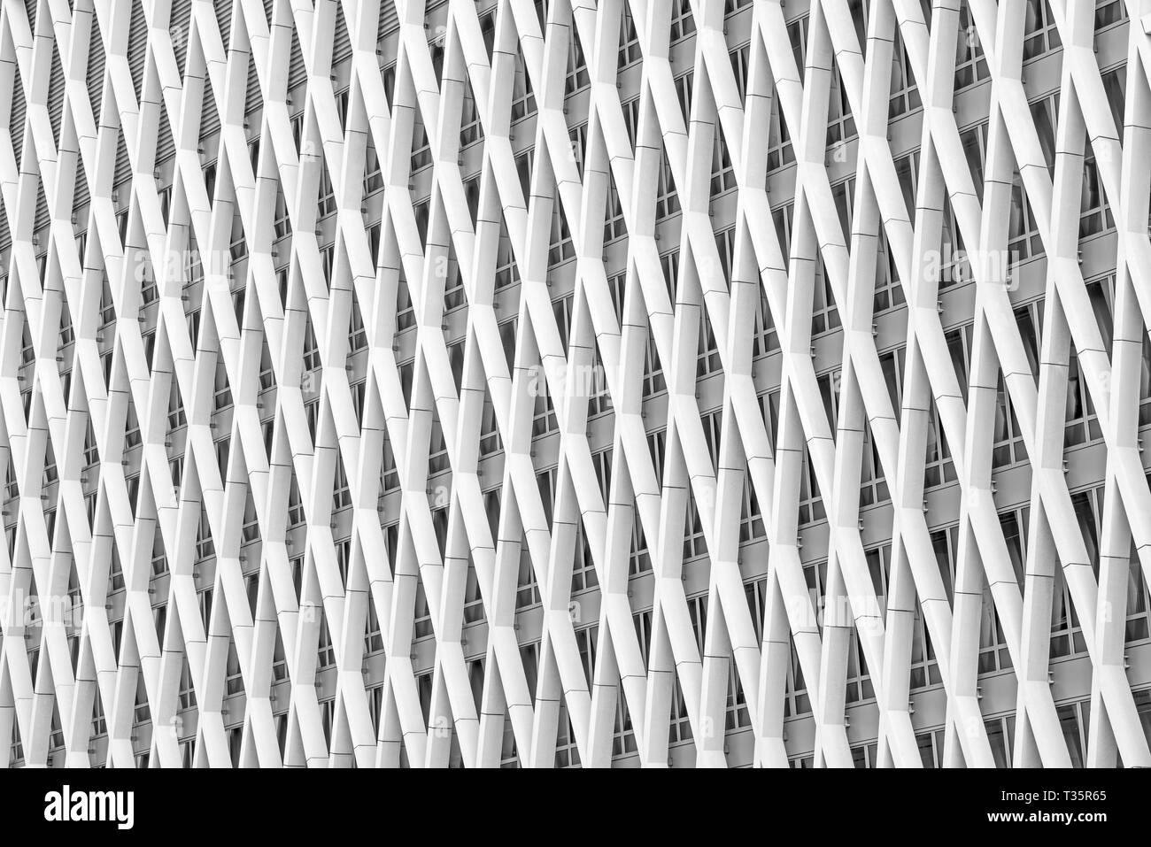 Detail of the exterior of the Artesis Plantijn Hogeschool, a well known educational institution in Antwerp (Belgium). Stock Photo