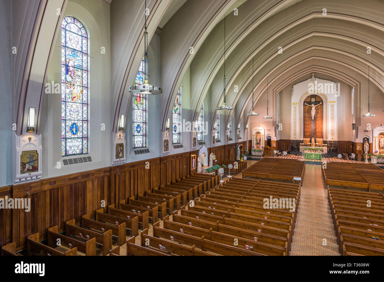 Interior of St. Wenceslaus Roman Catholic Church Stock Photo Alamy