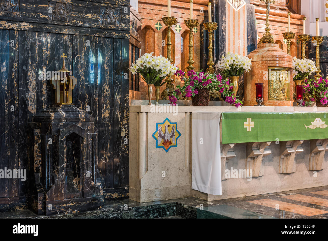 Interior of St. Wenceslaus Roman Catholic Church Stock Photo Alamy