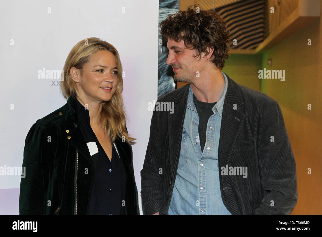 April 6, 2019 - Athens, Greece - Actress VIRGINIE EFIRA and French