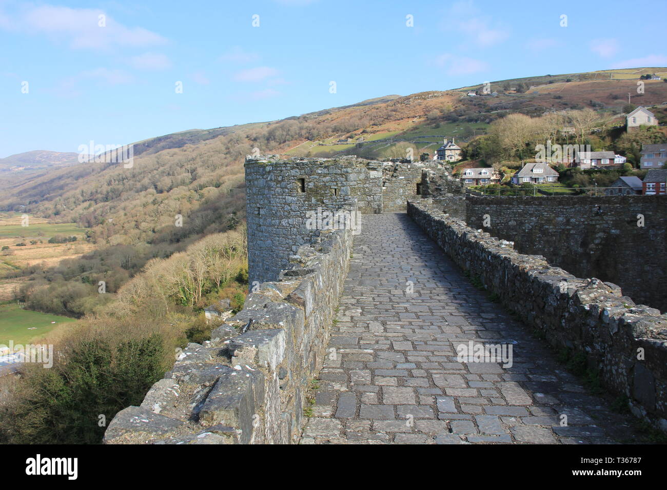 Harlech Castle, North Wales Stock Photo - Alamy